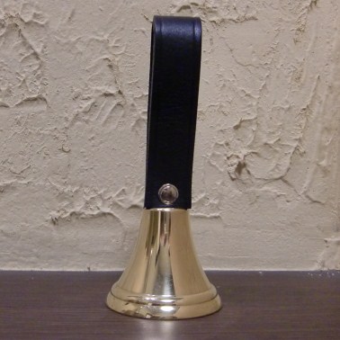 介護用の呼び鈴黒革の写真