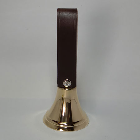 介護用の呼び鈴茶革の写真